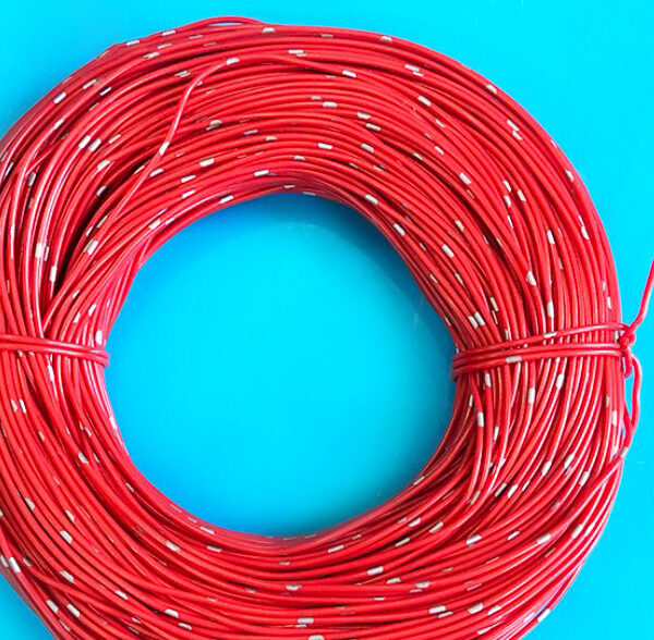 Dây điện đơn 22AWG tiết diện 0.32mm nhiều lõi đồng vỏ chống cháy màu đỏ (nguyên cuộn 100m)