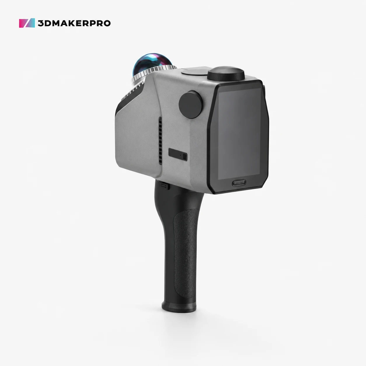Góc nhìn khác của Eagle giúp người đọc thấy rõ thiết kế tích hợp và màn hình kiểm tra tại hiện trường.